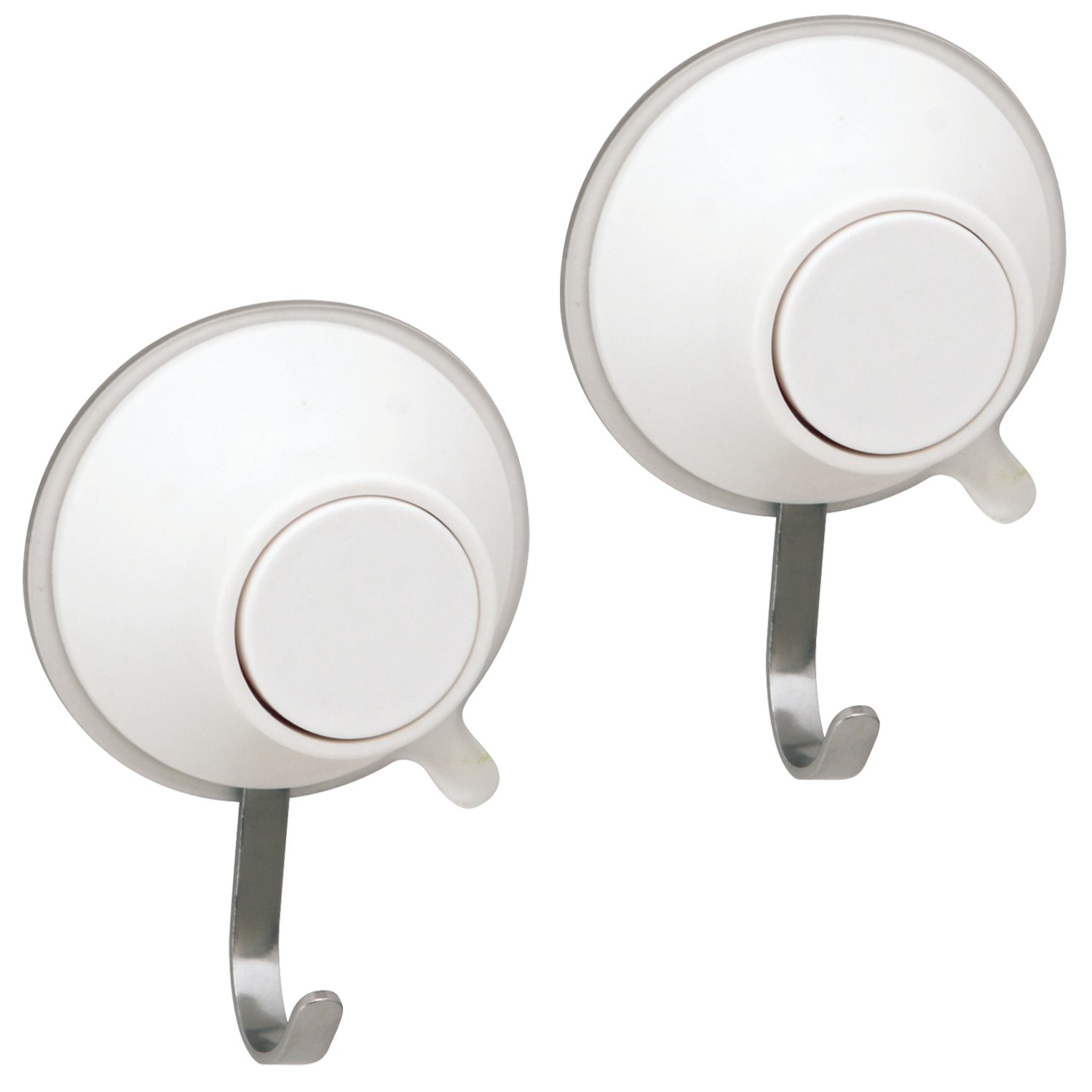 Amazon｜レック(LEC) プッシュ式 吸盤フック ホワイト S H-670｜フック